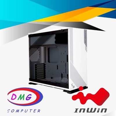 InWin-103 White Mid-Tower Gaming Case Tempered Glass