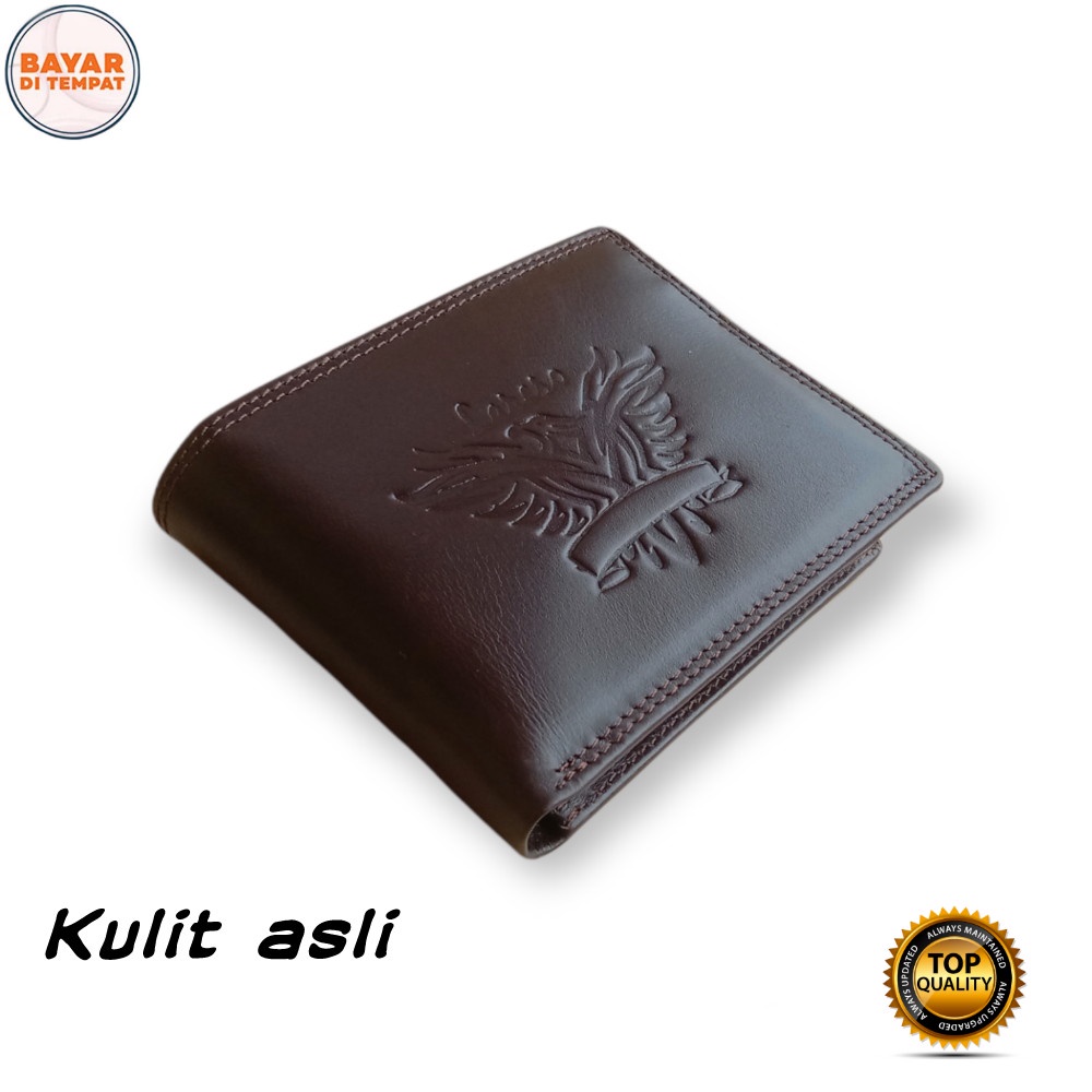 DOMPET KULIT PRIA KULIT SAPI ASLI KULIT LIPAT KULIT PREMIUM KULIT ORYGINA