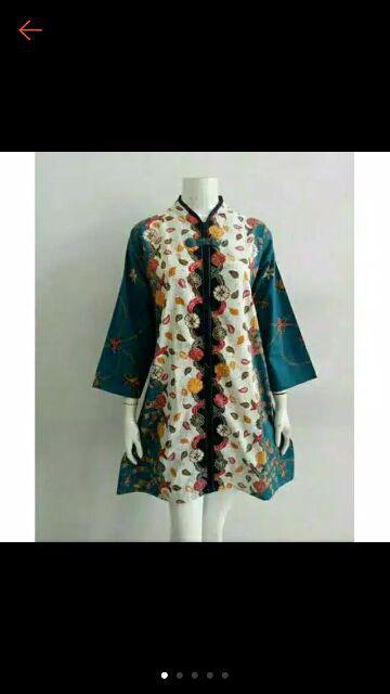 Tunik Batik 44 (xs S M L Xl Xxl Xxxl 4xl)