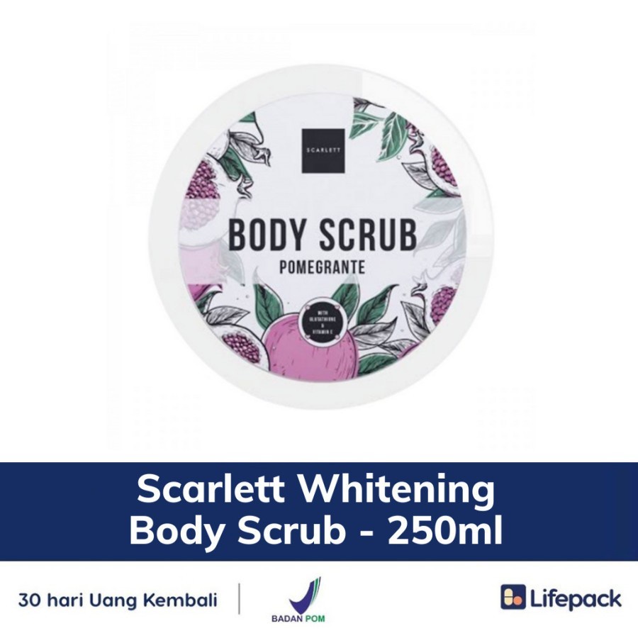 SCARLETT - Body scrub perawatan kulit tubuh exfoliating mandi sabun ok