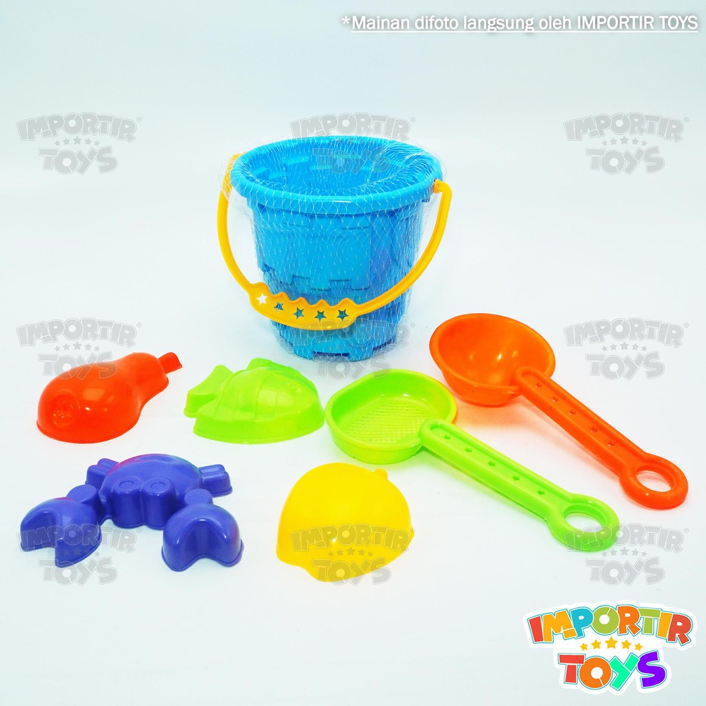 7PCS SET PERALATAN PASIR PANTAI ANAK (IMPORTIR TOYS QUALITY)