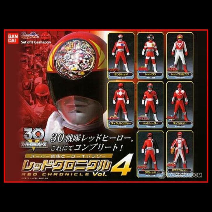 Bandai Super Sentai Ranger Red Chronicle Vol 4 Gashapon