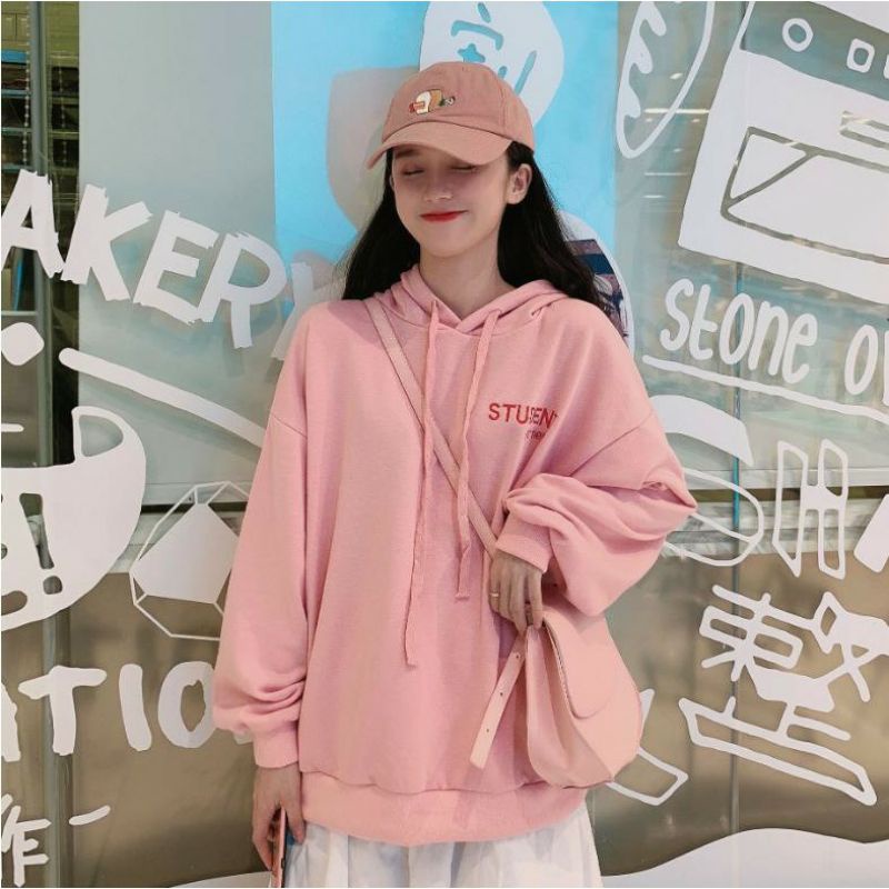 S - XXXXXL(6XL) Jaket Jumper STUDENT Hoodie BIGSIZE OVERSIZE STUDENT OR NERD Wanita Pria JUMBO Korean Style Jaketin aja M L XL XXL 3XL 4XL