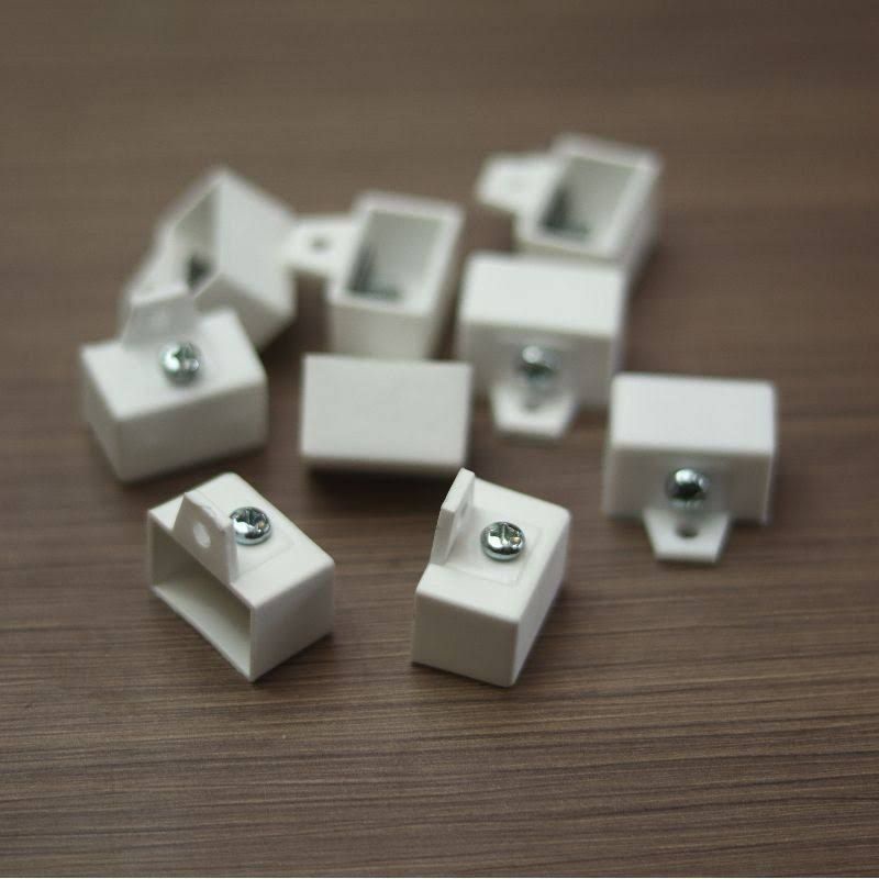 endcup rel gorden aluminium/tutup rel gorden/tutup rel kotak