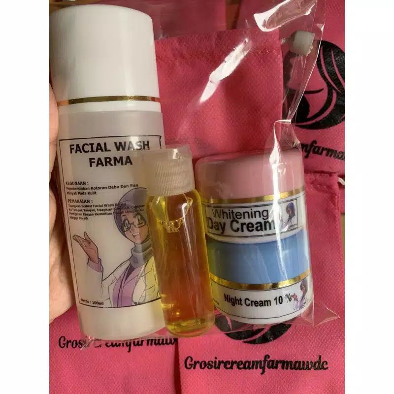 [ TERMURAH ] PAKET CREAM FARMA WDC 5% ORIGINAL / CREAM FARMA WDC LABEL DOKTER