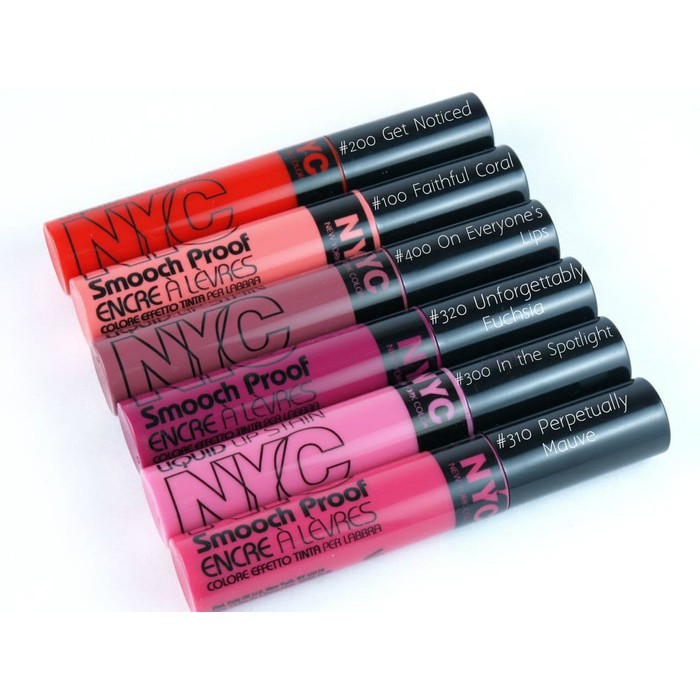 Trendi Nyc Smooch Proof Liquid Lip Stain Berkualitas