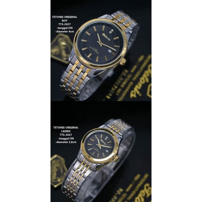 SW99 Jam Tangan Couple Tetonis Original Brand New Model T2637