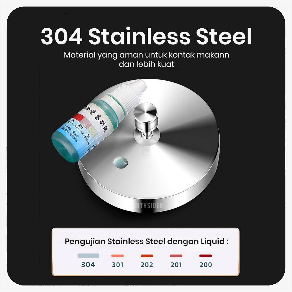 CETAKAN BURGER | HAMBURGER PATTY PRESS STAINLESS STEEL 304 - G20534