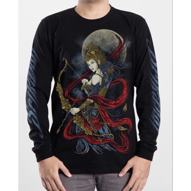 Kaos Njawani Desain Srikandi Lengan Panjang