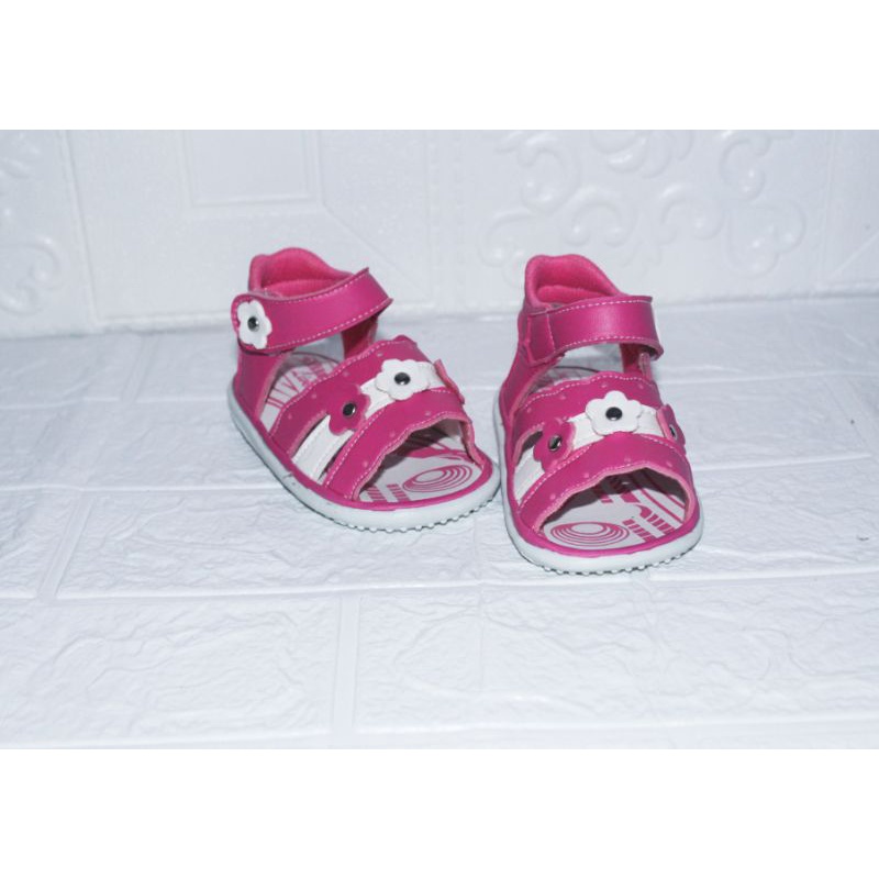 7.7 FLASH SALE! sandal anak cewek bunyi usia 8bln s/d 2tahun (SAL01)