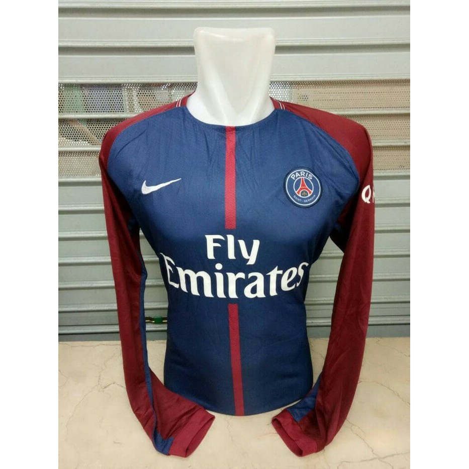 JERSEY BOLA PSG HOME LS LONGSLEEVE OFFICIAL 17/18 GRADE ORI