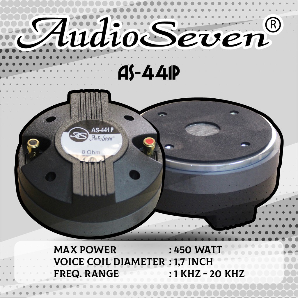 CahayaMusik tweeter / driver AS-441 P line array original ( bukan RCF ) high quality