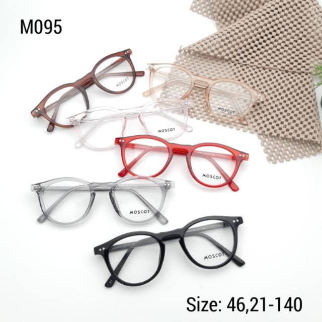 Paket Frame Kacamata m905 Lensa minus baca silinder plus Bulat Oval ukuran kecil