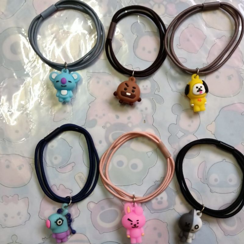 Ikat Rambut Kuncir Gelang Variasi Boneka K Pop