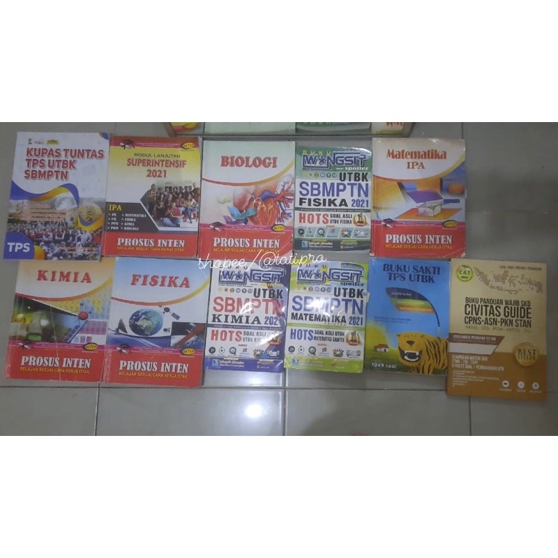 BUKU INTEN KELAS 12/UTBK edisi 2021❗️LAST BATCH KARENA UDAH ABIS SEMUA❗️