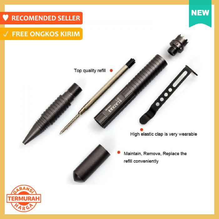 

Defensive Security Tactical Pen Glass Breaker Hitam / Desert Sand Desert Sand - Alat Tulis - Pulpen