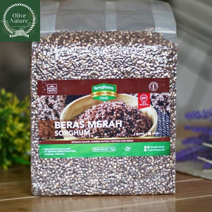 

Beras Sorghum Merah / Red Sorghum Rice - 1 kg