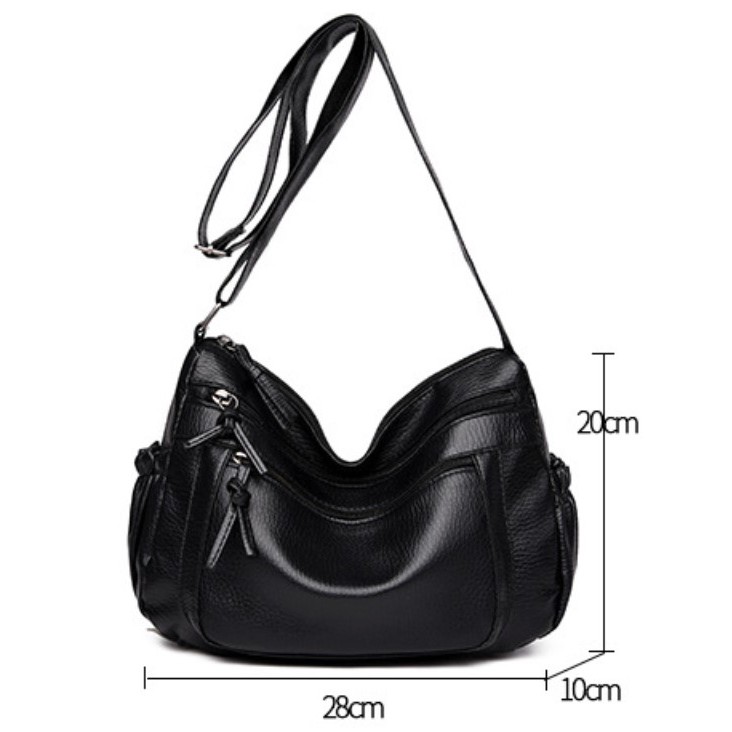 Azgalery T122 TAS SELEMPANG WANITA FASHION KOREA STYLE SLING BAG WOMEN MOTIF POLOS HITS IMPORT COD