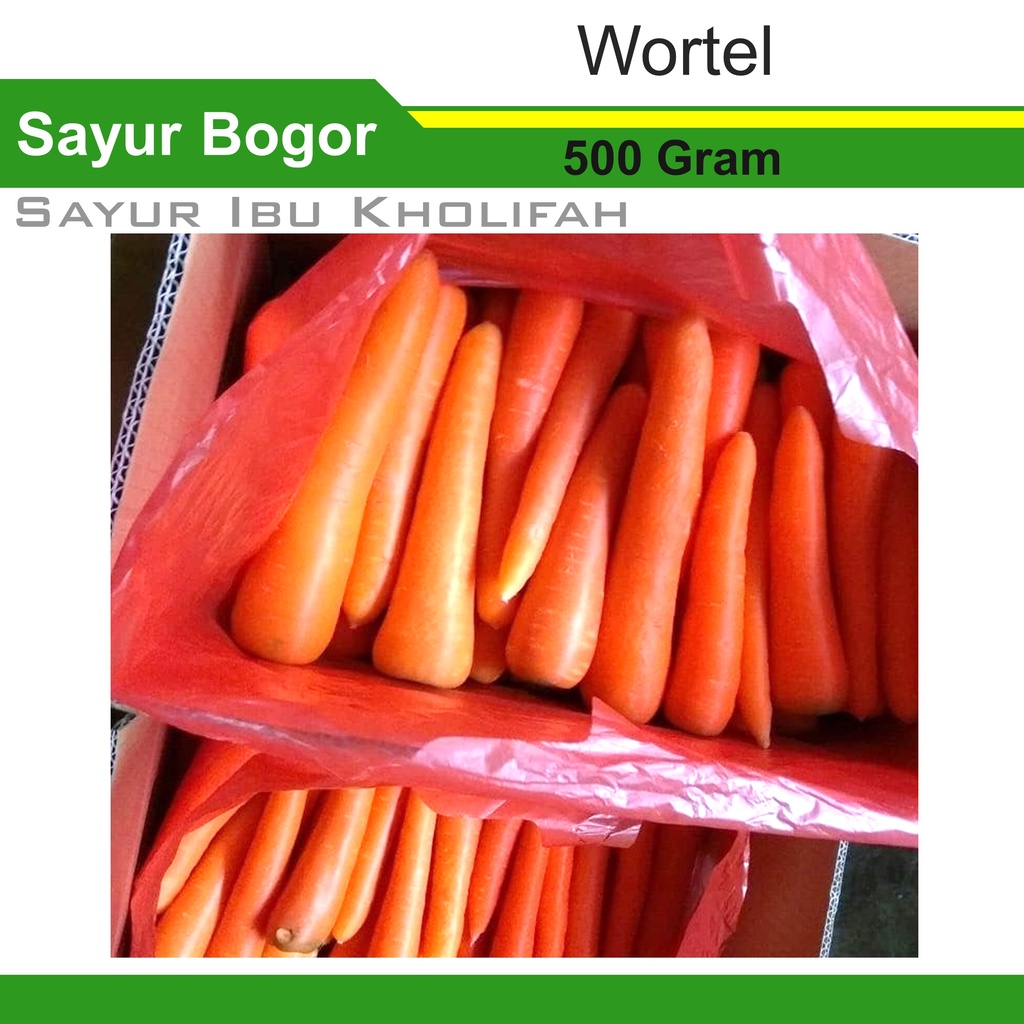 

Wortel Import Brastagi Berastagi 500 Gram Sayur Sayuran Segar Bogor