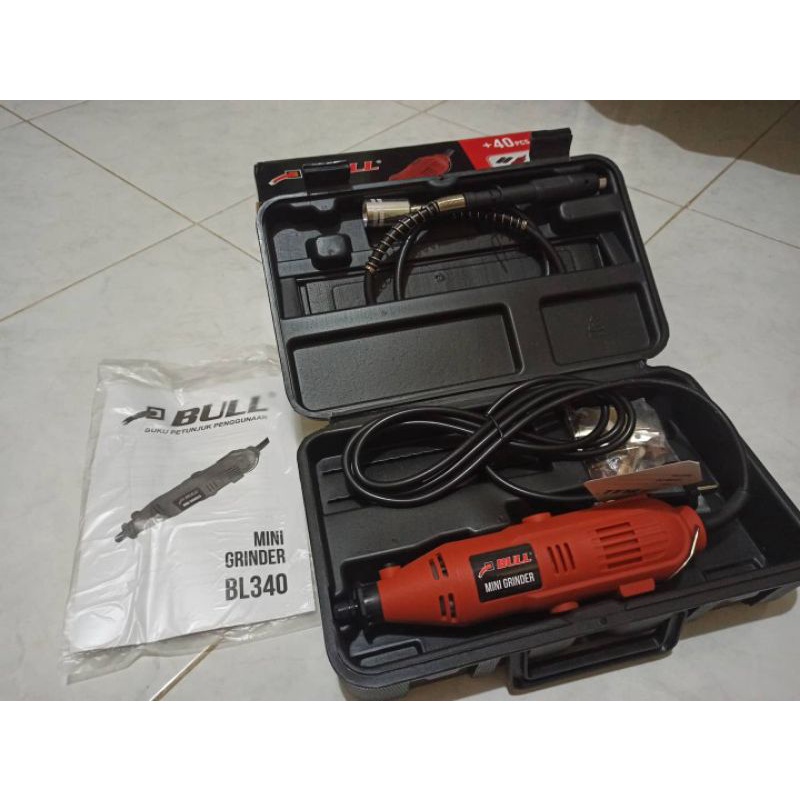 Mini Die Grinder / Mesin Gerinda Mini Set BULL BL340