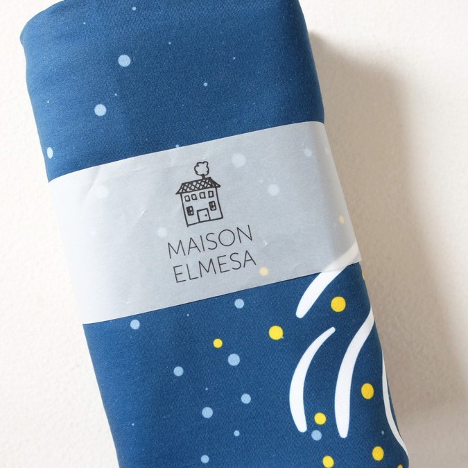 [PROMO LAST STOCK Circle Blanket - Bisa Tambah Nama] Maison Elmesa Selimut Bayi - Space Circle