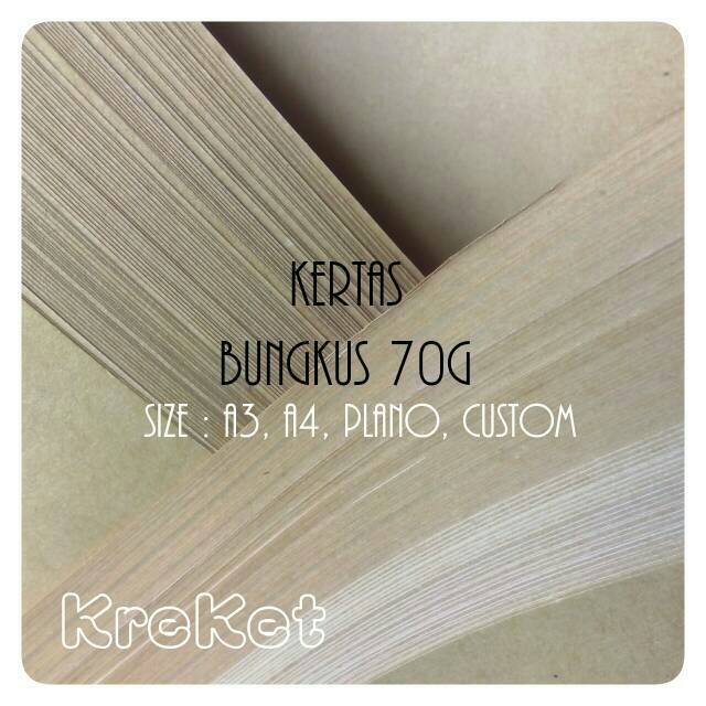 Kertas Bungkus Plano 70g