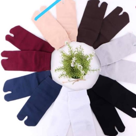 (KK JP) kaos kaki jempol muslimah muslim pendek,semata kaki,polos 1pcs-1