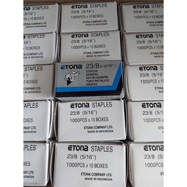 

[BOX ISI 10] STAPLES ETONA 23/8 5/16" / ISI HEKTER ETONA ORI