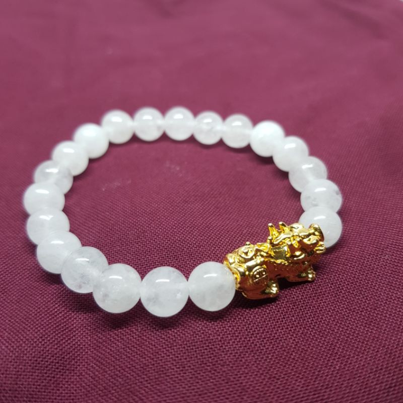 GELANG BATU ORIGINAL BIDURI BULAN KOMBONASI PIXIU ASLI