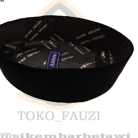 ➴ Peci Songkok Hitam Merk AWANG PREMIUM Peci Hitam Peci Songkok PECI AWANG Peci Dewasa ➨