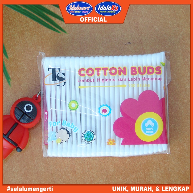 IDOLAKU Ts Cotton Bud Baby Refill isi 100pcs IDOLAKU SEMARANG