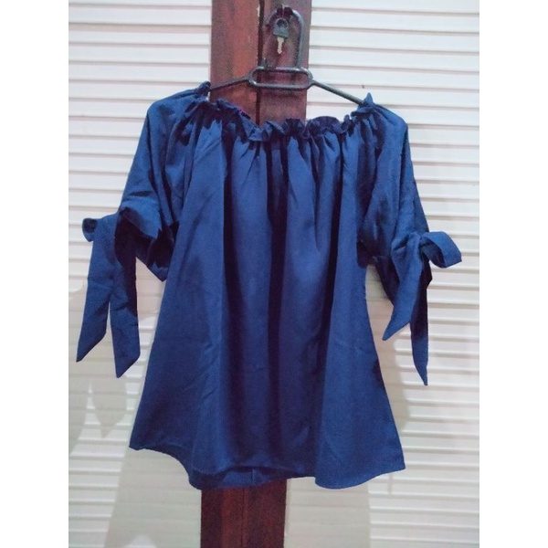 preloved atasan sabrina wanita