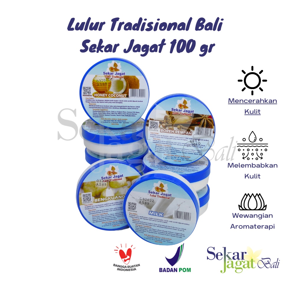 Sekar Jagat Lulur Cream 100gr