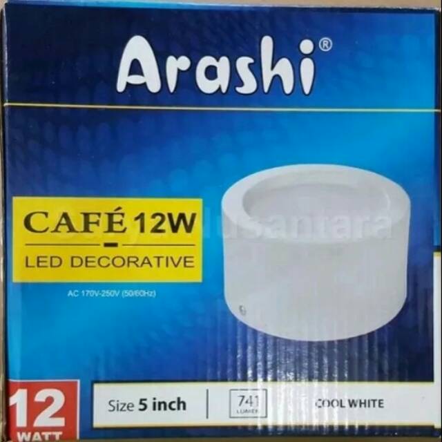 Lampu Downlight Panel LED 12W Outbow ARASHI