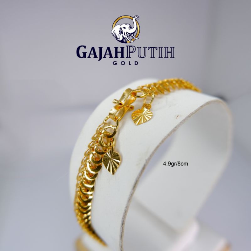 4,9gr Gelang Model Krepyak Kelabang Emas Asli KodeO24980
