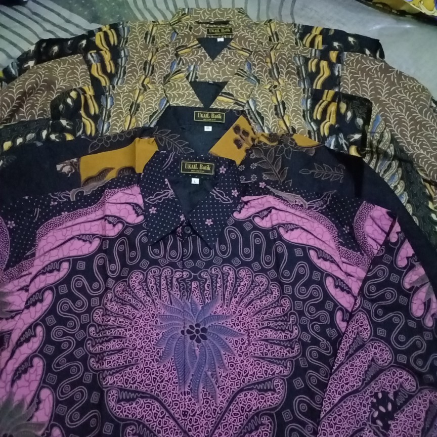 Wirayudha Kemeja Batik Pria Lengan Panjang Full Furing Bahan Katun Sragenan