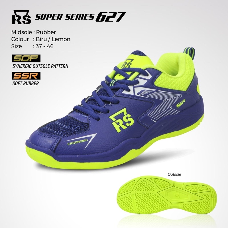Sepatu Badminton Rs SS 627 / RS Super Series 627 ORIGINAL