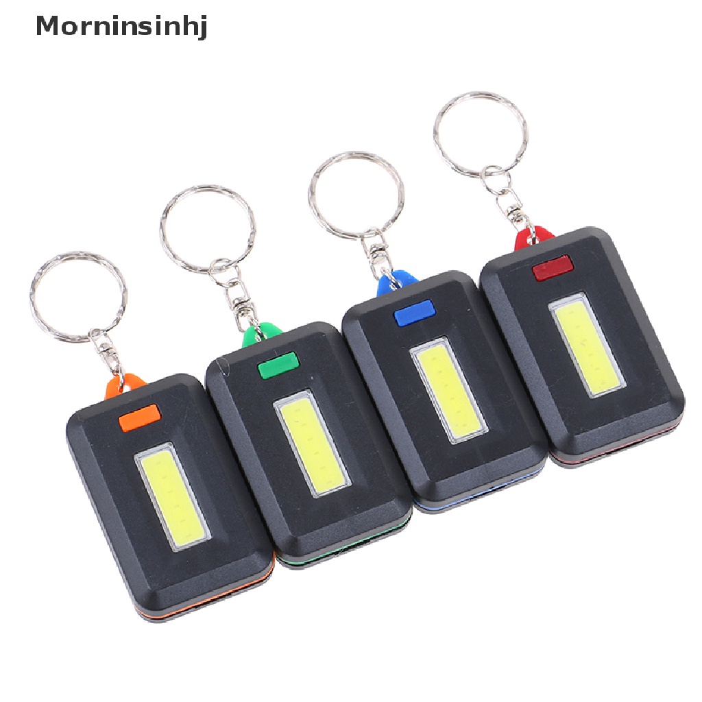 Mornin Senter led Cob mini portable Dengan Gantungan Kunci Untuk outdoor / Darurat