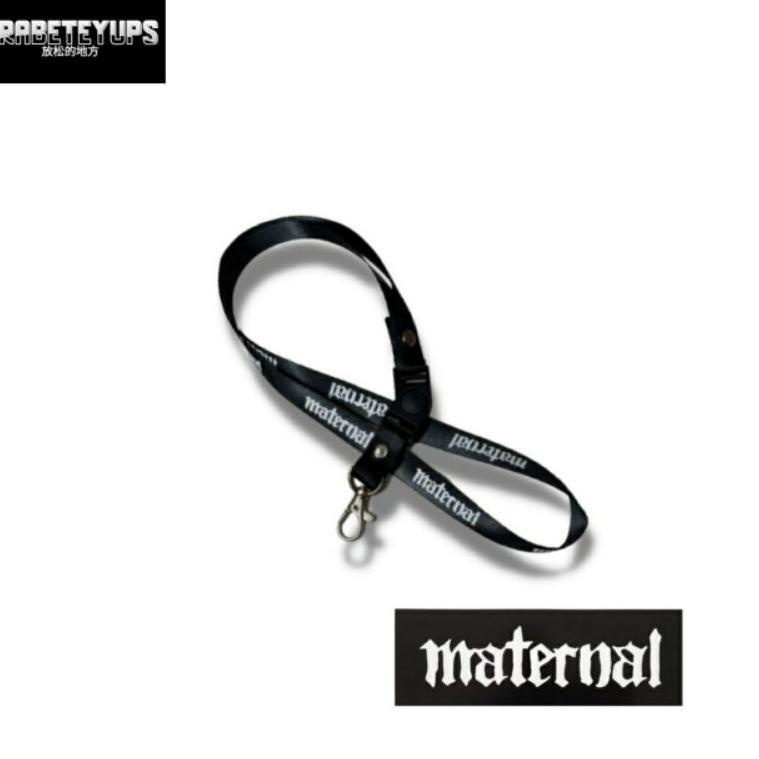 

(DeS➤) lanyard MATERNAL / tali lanyard band gantungan leher name tag id card / pods / brand lokal High class