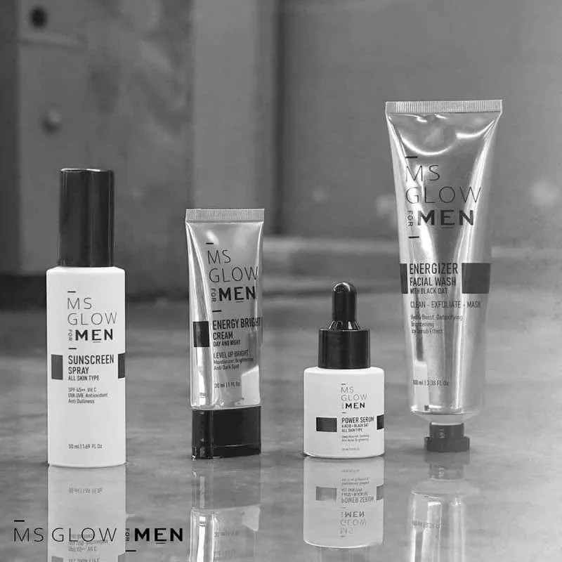 MS GLOW FOR MEN MS GLOW ORIGINAL BANDAR LAMPUNG LAMPUNG FACIAL WASH SERUM CREAM SUNSCREEN MASKULIN