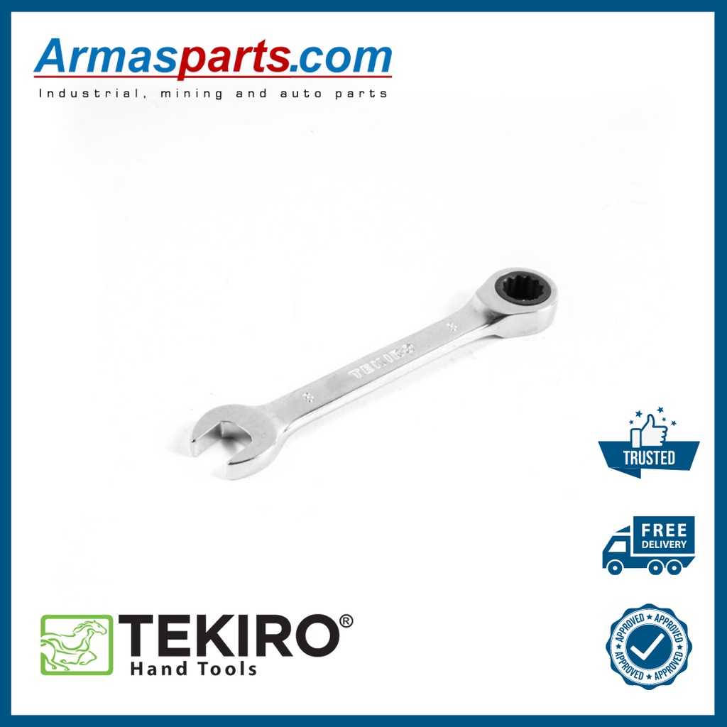 TEKIRO Kunci Ring Pas Ratchet pendek 13 MM / Ring Pas Ratchet ORIGINAL