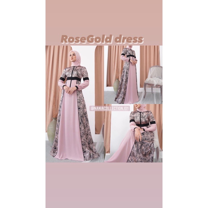 Rosegold dress by madeira "yuyun