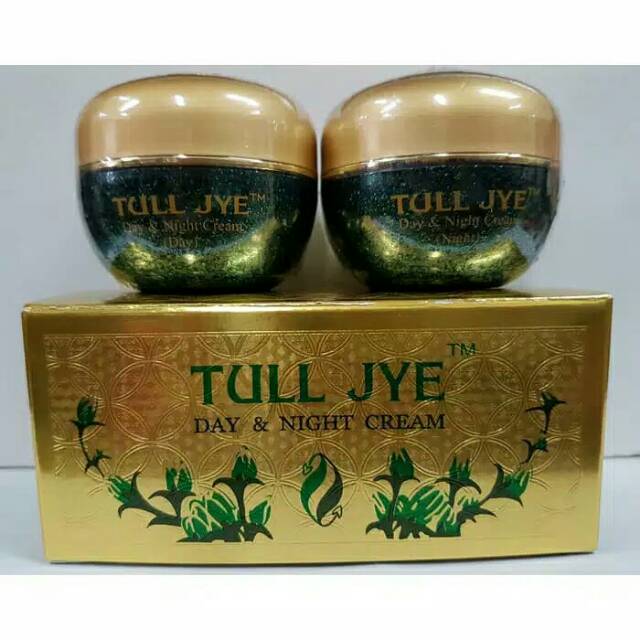 Tull Jye Set Day & Night Cream Hijau / Tull Jye Cream Hijau Siang Malam Set Kecil