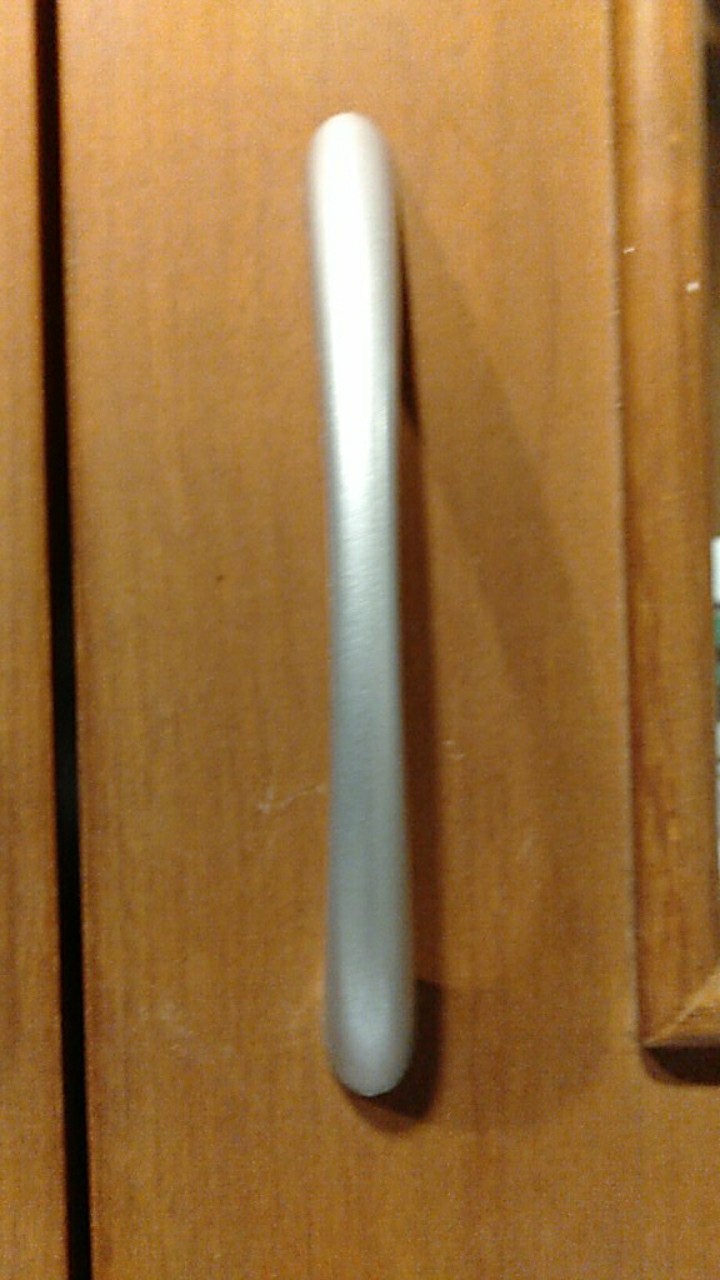 Tarikan Laci 58 C96 / Handle Sabit Pintu Lemari Hitam Black Silver Panjang Murah Gagang