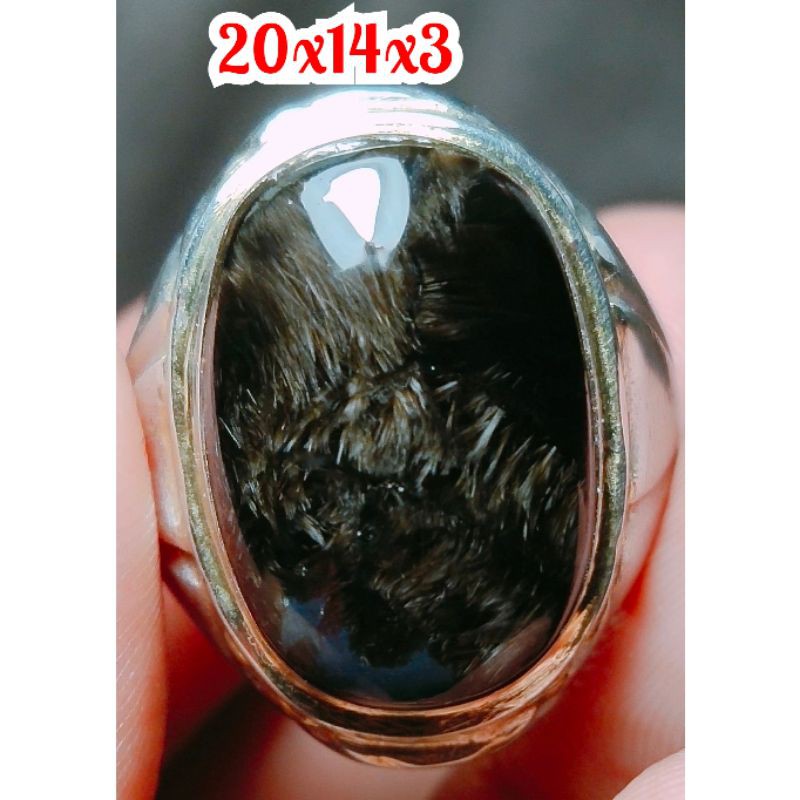 BATU AKIK BULU MACAN LUMAJANG