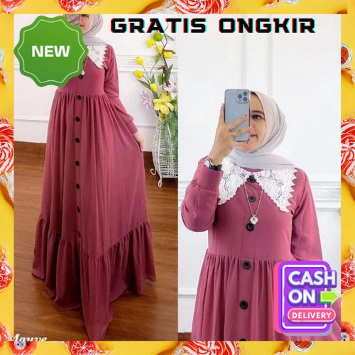 Games Jumbo Mewah Bj Muslim Casual Gamis Wanita Terbaru 2022 Games Remaja Syari Dres Muslimah Kekini