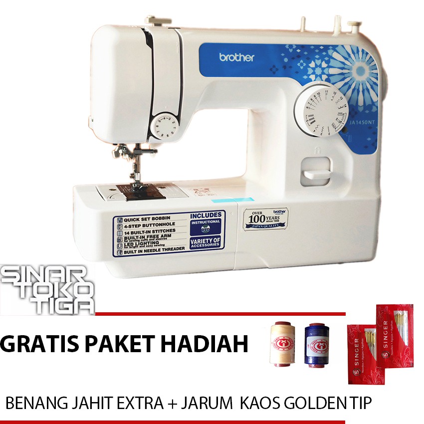 Jual Free Tool Kits Brother Ja1450nt Mesin Jahit Portabel Serbaguna Berkualitas Indonesia Shopee Indonesia