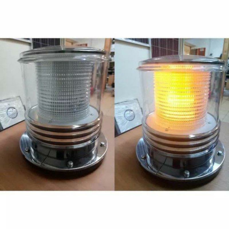 Lampu menara strobo rotary solar panel lampu menara rotari strobo lampu rotari solar