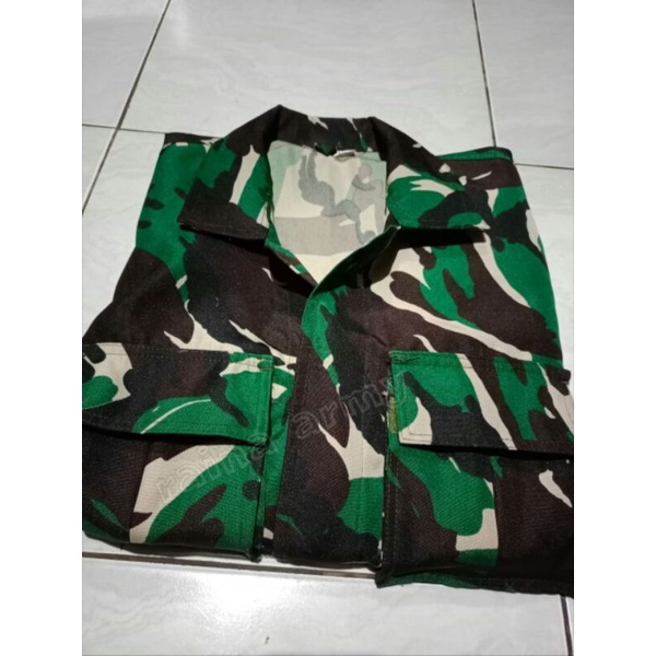 seragam pdl pelbet setelan pdl velbet smi wol loreng tni malvinas