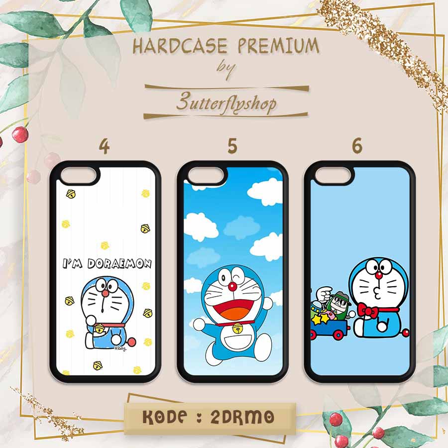 [HARDCASE] Doraemon Happy Face case Oppo Vivo Realme Redmi Xiaomi Samsung Iphone